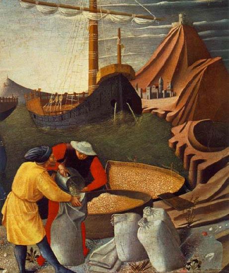 Fra Angelico St Nicholas saves the ship France oil painting art
